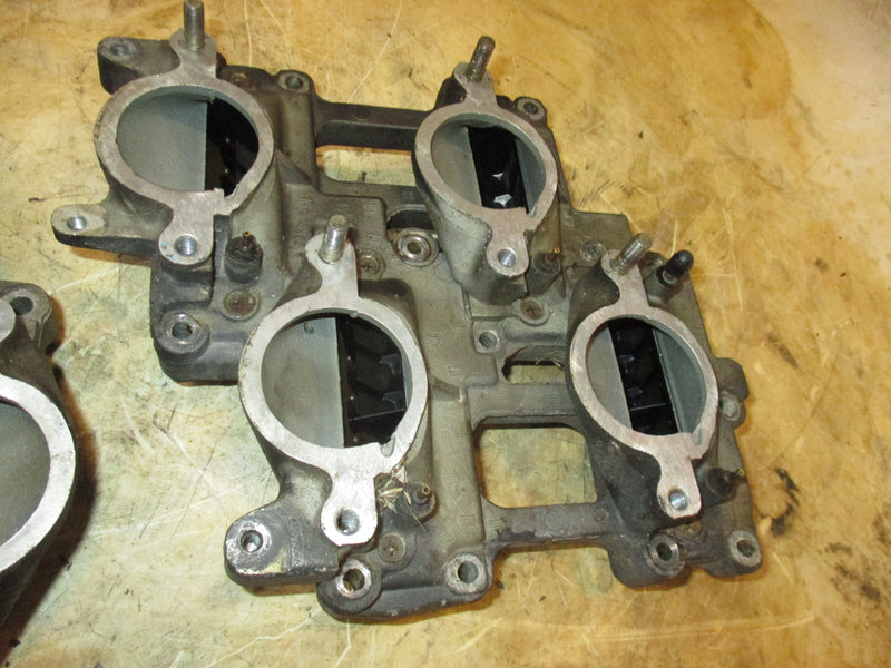 Evinrude 225hp 2 stroke outboard intake manifold and reeds (332264) (332243-1)
