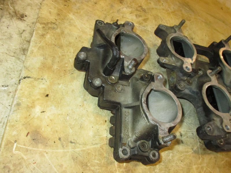 Evinrude 225hp 2 stroke outboard intake manifold and reeds (332264) (332243-1)