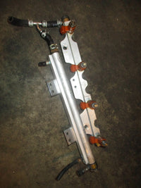 Load image into Gallery viewer, Suzuki DF115 outboard fuel rail and injector set w/ fuel cooler (15710-65D00)
