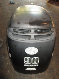 Load image into Gallery viewer, Suzuki DF90 4 stroke outboard top cowling
