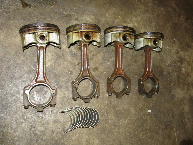 Yamaha 225hp 4 Stroke Outboard Piston and Rod Set of 4 (69J-00)