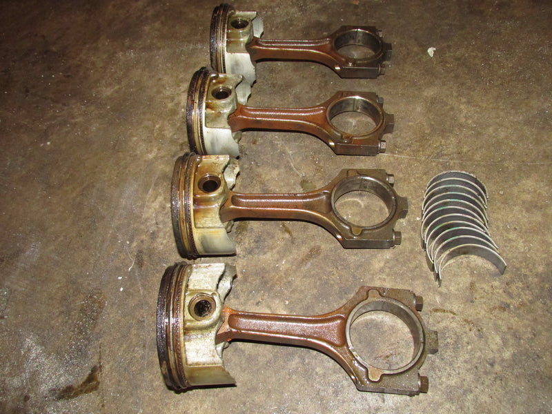 Yamaha 225hp 4 Stroke Outboard Piston and Rod Set of 4 (69J-00)