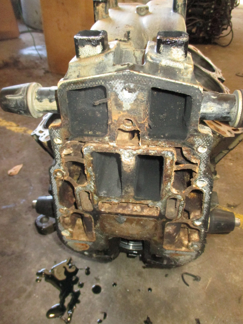 Evinrude Etec 150hp 2 stroke outboard crankcase block