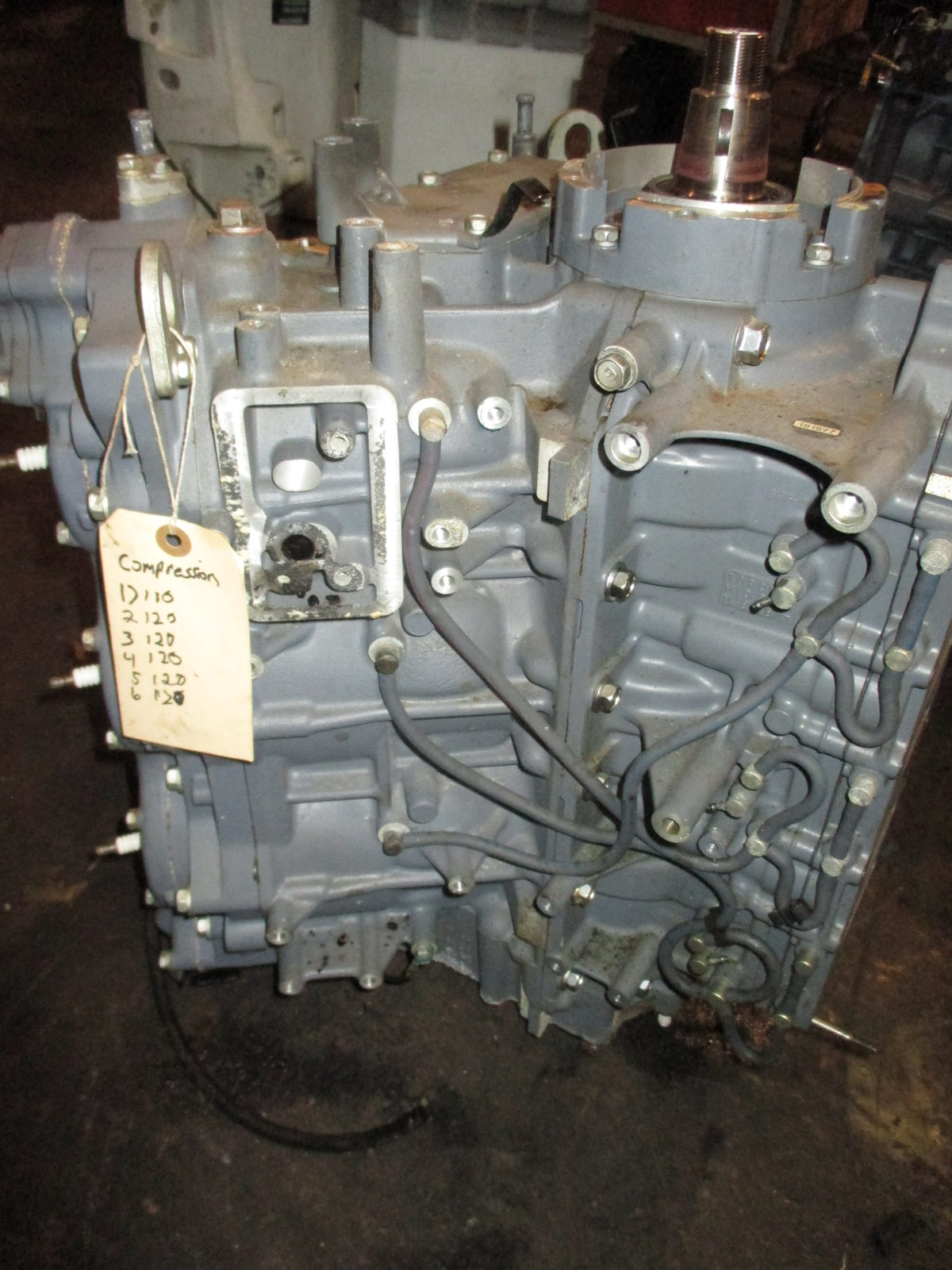 Yamaha 200hp HPDI outboard crankcase powerhead