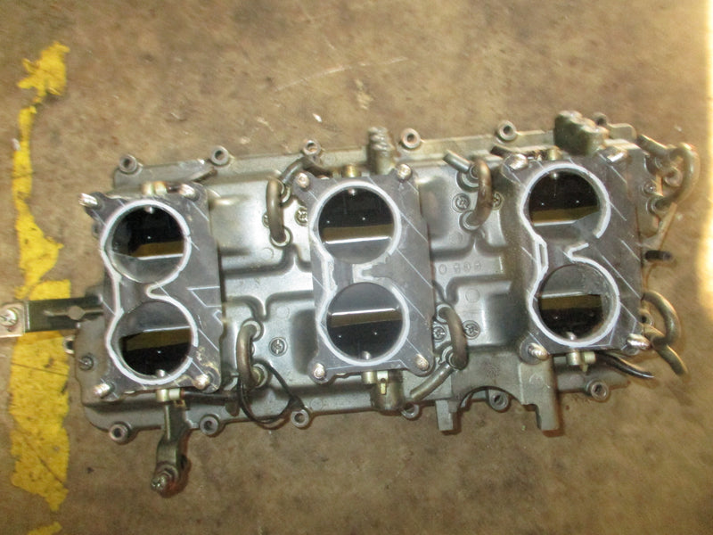 Yamaha 200hp 2 stroke outboard intake manifold with reeds (6A5-13610-00)