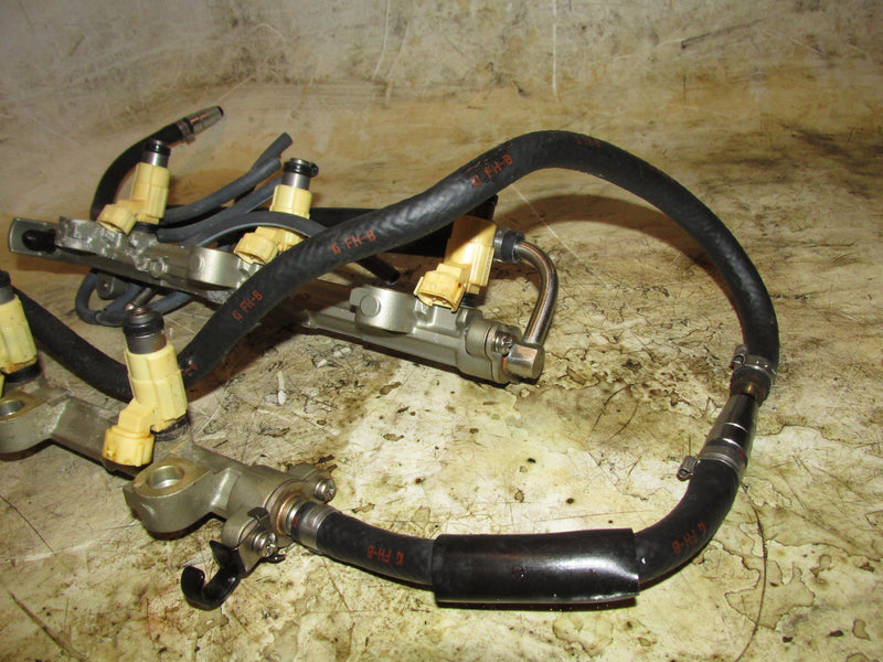 Yamaha 225hp 4 Stroke Outboard Fuel Rail and Injector Set (69J-13761-00-00)