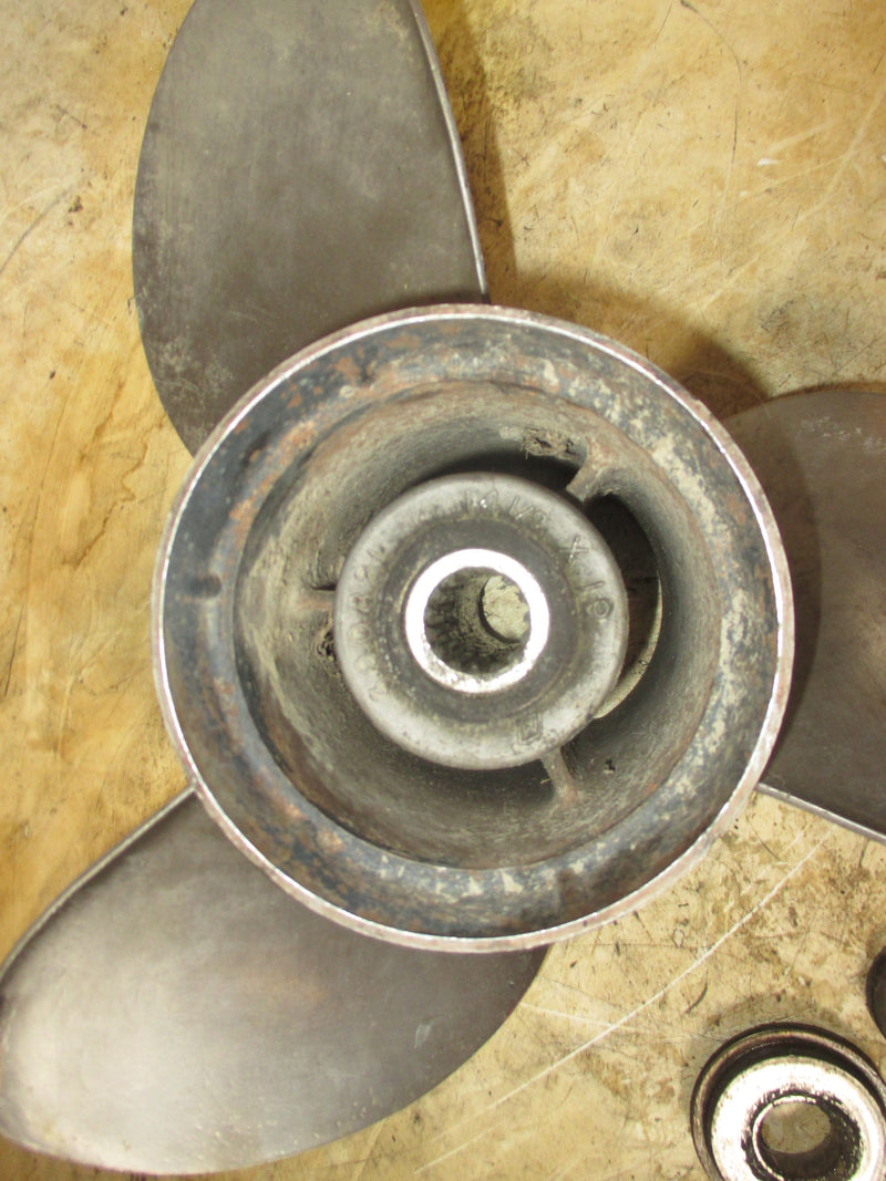 Johnson 225hp Ocean Runner outboard Counter Rotation SS Propeller 14 1/2 X 19