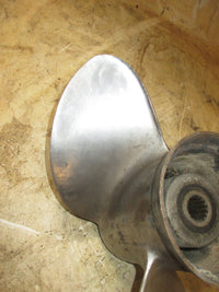 Load image into Gallery viewer, Johnson 225hp Ocean Runner outboard Counter Rotation SS Propeller 14 1/2 X 19
