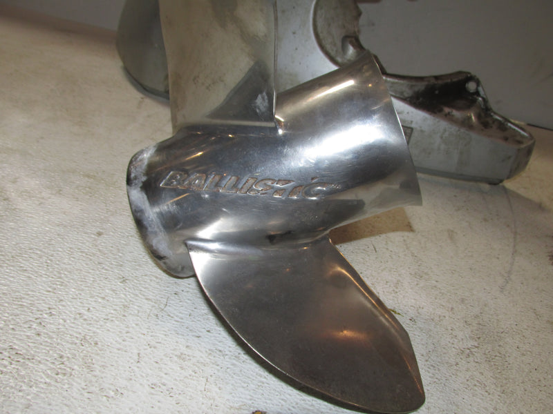 Honda BF75A 75hp Outboard Stainless Steel Propeller Ballistic 13 3/8 X 19
