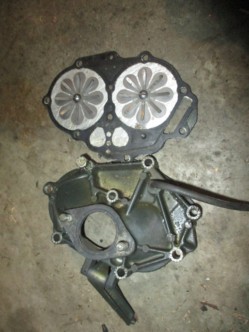 Johnson 20hp 2 stroke outboard intake manifold and reeds (384201)