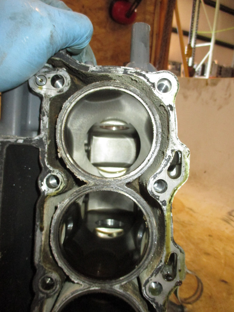 Honda BF45A 45hp outboard crankcase block