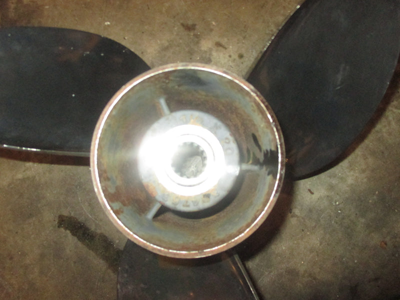 Yamaha 90hp 2 stroke outboard Raker stainless steel propellor (14 1/2x20-394753)
