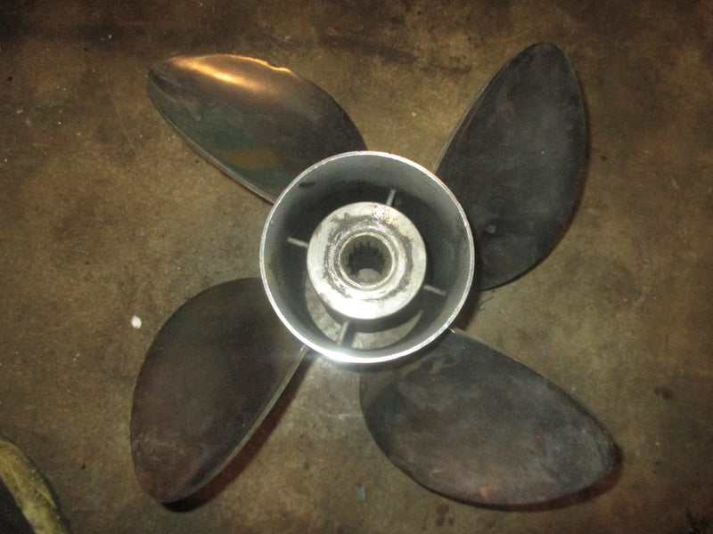 Yamaha 90hp 2 stroke outboard Solas 4 Blade steel propellor (2553-140-23-A)