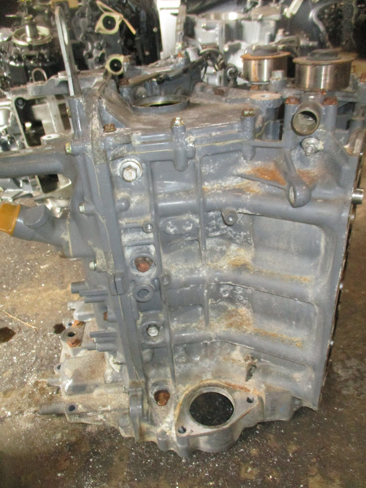 Honda BF225A outboard crankcase block