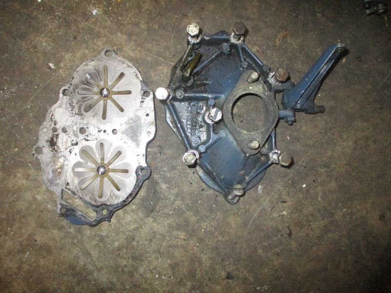 Evinrude 25hp 2 stroke outboard intake manifold and reeds (384696)
