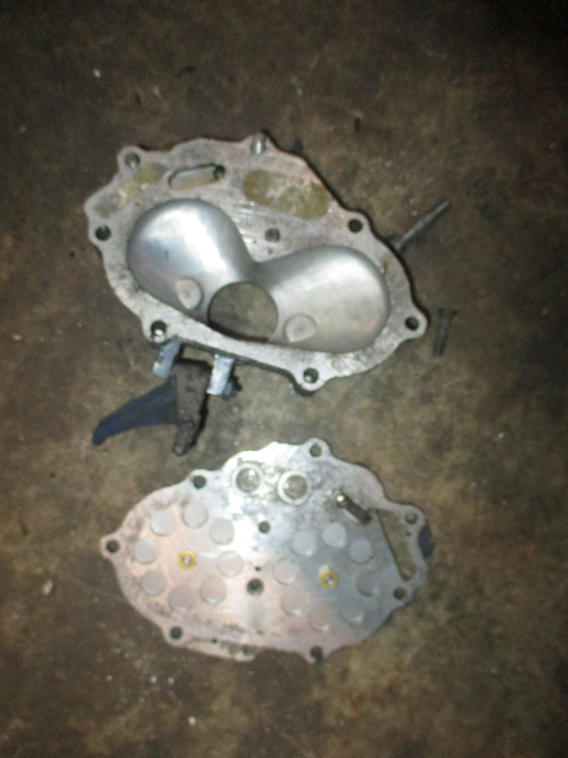 Evinrude 25hp 2 stroke outboard intake manifold and reeds (384696)