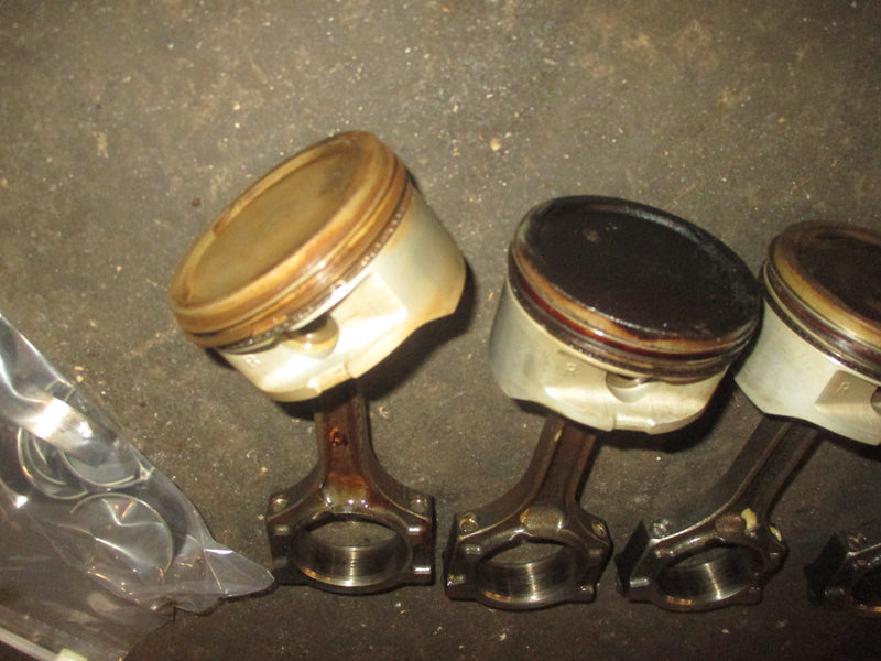 Yamaha 80hp 4 Stroke Outboard Piston and Rod Set of 4 (67F-00)