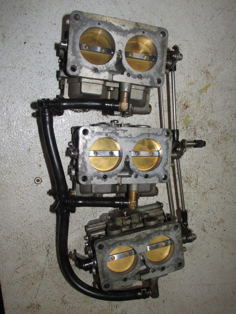 Yamaha 200hp V6 2 Stroke Outboard Carburetor Set (6R4-01)