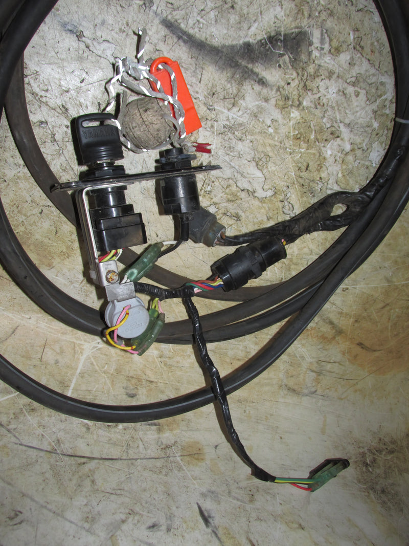 Yamaha 130hp 2 Stroke Outboard 15' 10 Pin Rigging Harness Ignition & Kill Switch