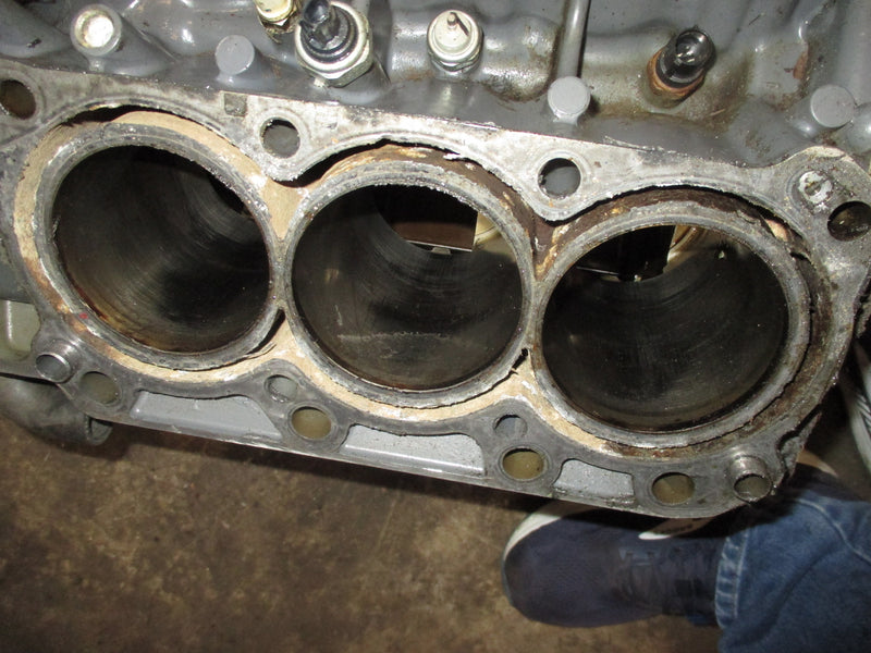Honda BF225A 225hp outboard crankcase block