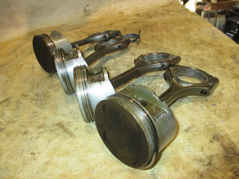 Honda BF225A 225hp outboard piston and rod set of 4