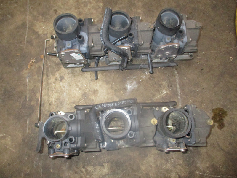Johnson/ Evinrude 150hp 2 stroke outboard carburetor set (439216) (439215)