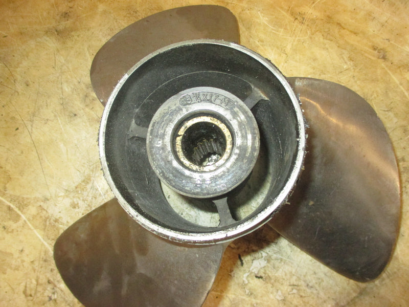 Yamaha 150hp 2 Stroke outboard Stainless Steel Propeller 13 3/4 X 17-M2