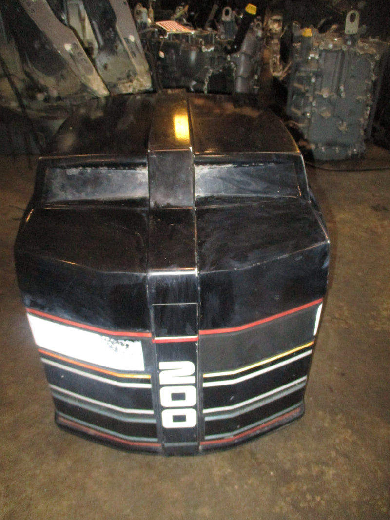 Mercury Blackmax XRI 200hp outboard top cowling