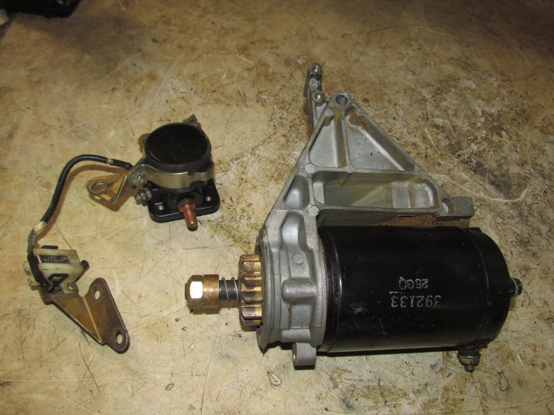 Evinrude 25hp 2 Stroke Outboard Starter/Bracket/Relay/Neutral Switch (392133)