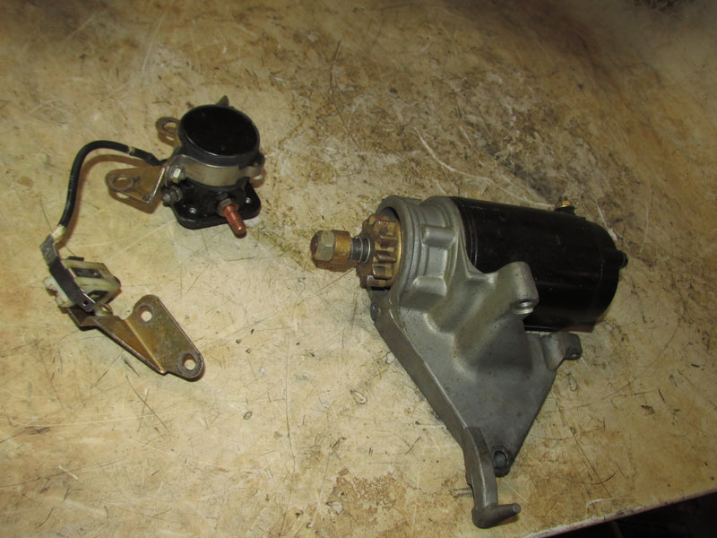 Evinrude 25hp 2 Stroke Outboard Starter/Bracket/Relay/Neutral Switch (392133)