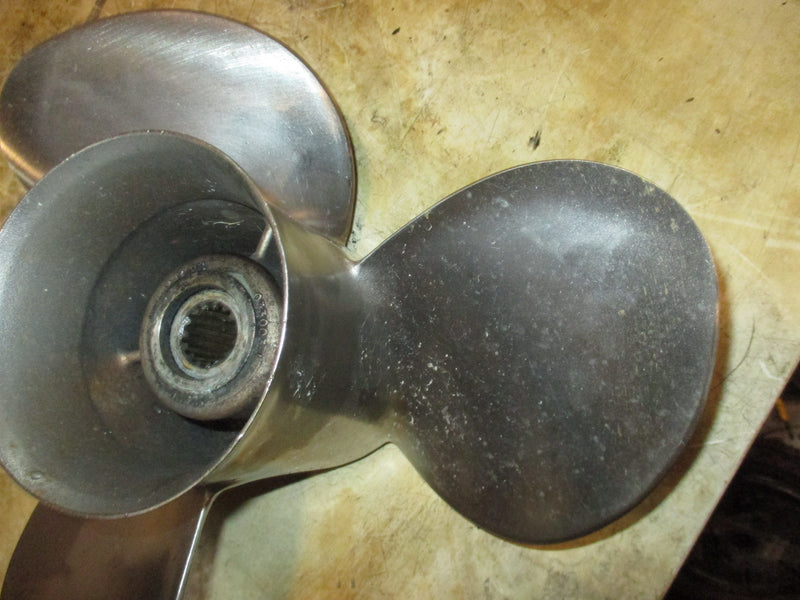 Mercury 150hp saltwater series 2 stroke outboard stainless steel propellor