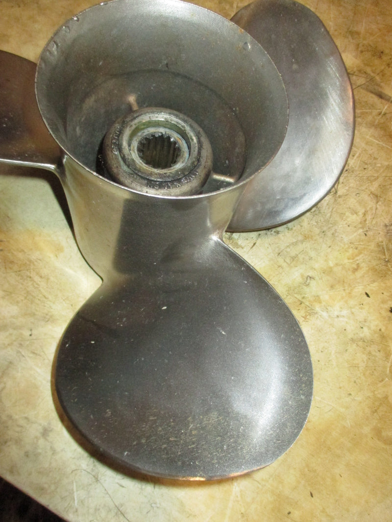 Mercury 150hp saltwater series 2 stroke outboard stainless steel propellor