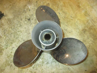 Load image into Gallery viewer, Mercury 40hp 2 stroke outboard Stainless Steel Propeller (4879792A4) 12 Pitch
