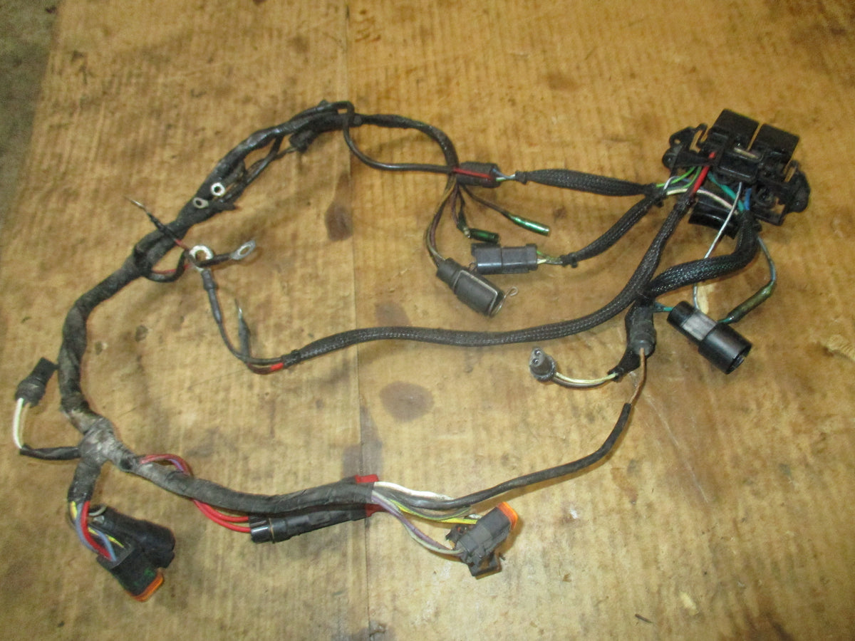 Johnson 90hp 2 stroke outboard engine wiring harness with trim relays (584762)