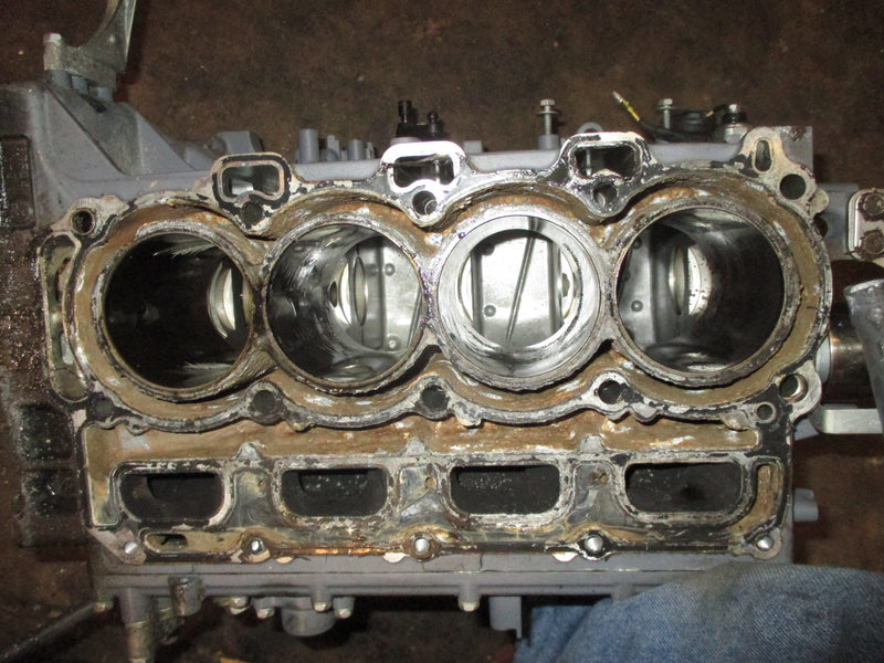 Yamaha 115hp 4 stroke outboard crankcase block