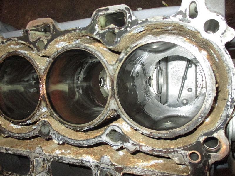 Yamaha 115hp 4 stroke outboard crankcase block