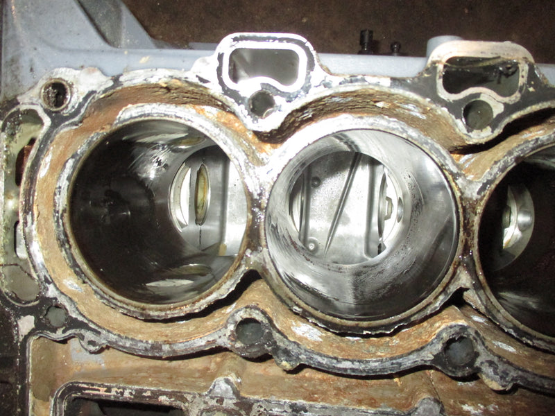 Yamaha 115hp 4 stroke outboard crankcase block