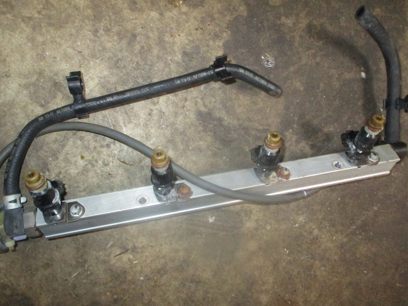 Honda BF135 outboard fuel rail and injector set (16450-ZY6-003)