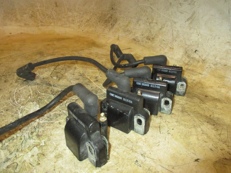 Johnson 130hp 2 stroke outboard ignition coil set (582508)