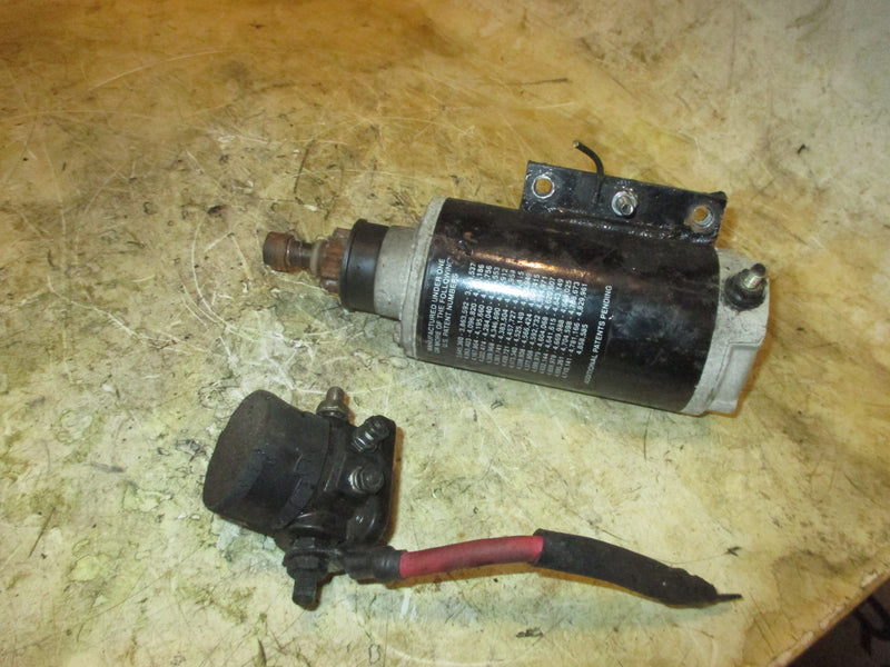 Johnson 130hp 2 stroke outboard starter and relay (586285)