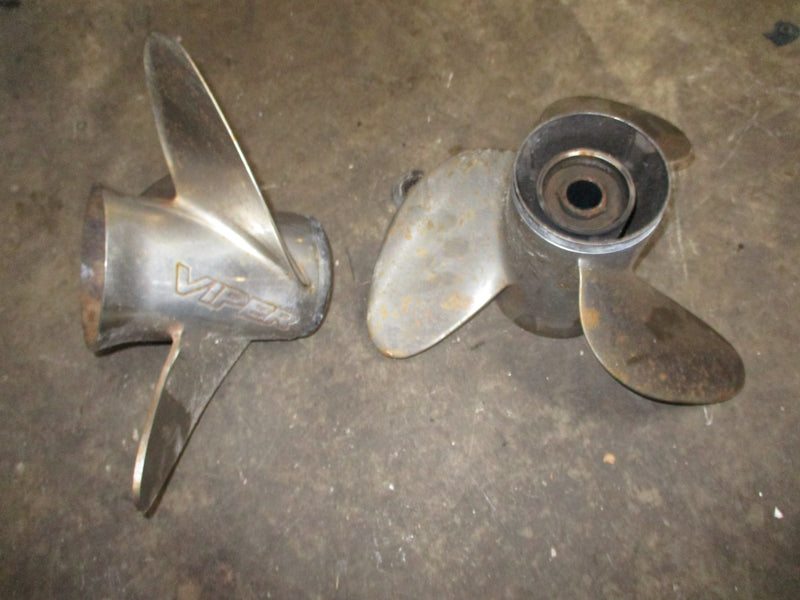 Evinrude Ficht 175hp 2 stroke outboard viper stainless steel propeller set