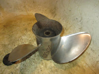 Load image into Gallery viewer, Johnson 130hp 2 stroke outboard stainless steel propellor (176627-14 3/4x19)
