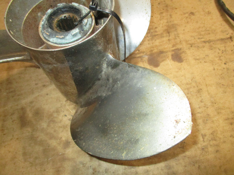 Mercury 90-115hp outboard stainless propeller powertech 17P