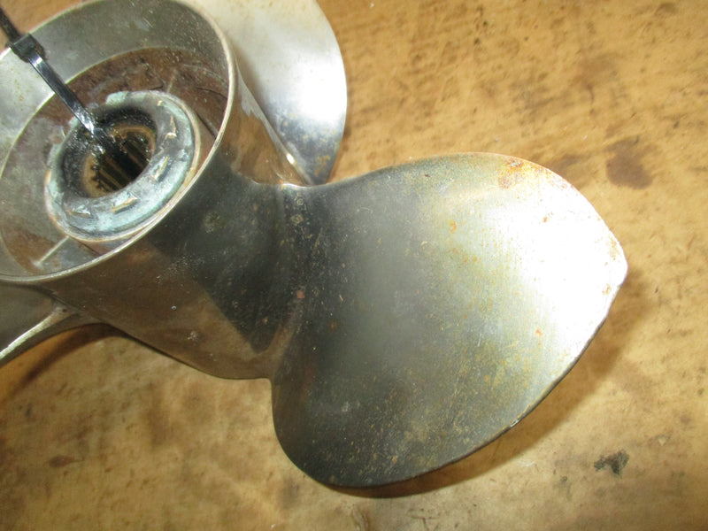 Mercury 90-115hp outboard stainless propeller powertech 17P