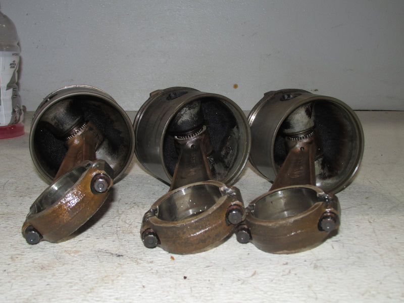 Johnson 150hp 2 Stroke Outboard Piston and Rod Set of 3 (393924)