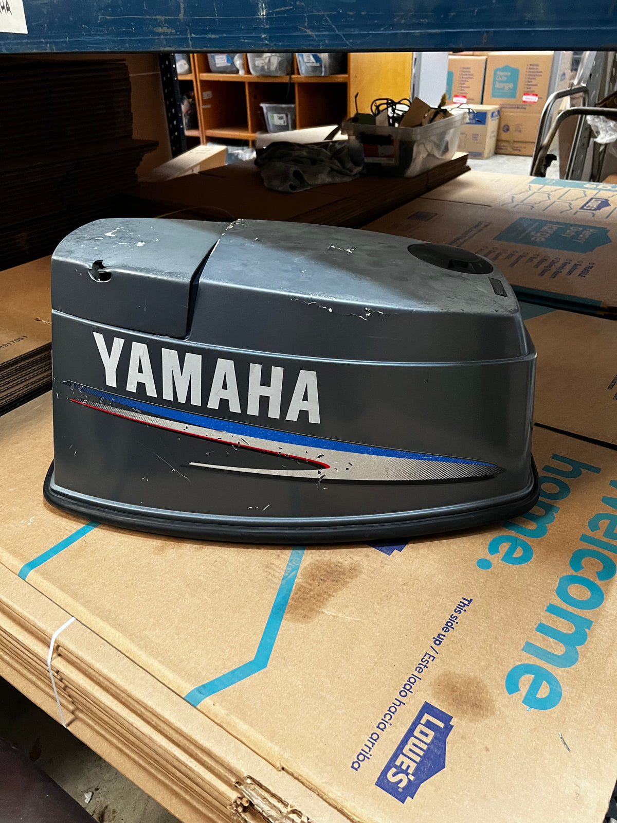 Yamaha 50hp 2 stroke outboard top cowling