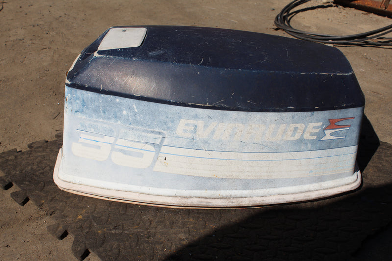 Evinrude 35HP 2 Stroke Outboard Top Cowling