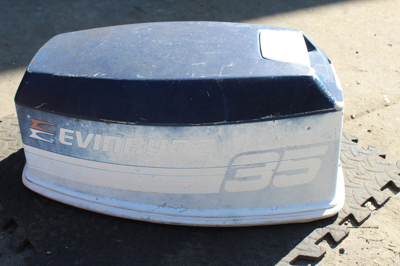 Evinrude 35HP 2 Stroke Outboard Top Cowling