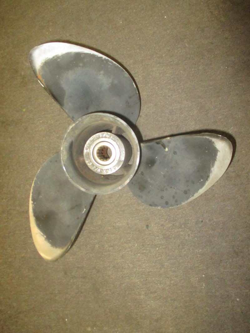 Johnson Evinrude 150hp 175hp 2 stroke outboard stainless propeller 13 7/8 x 15