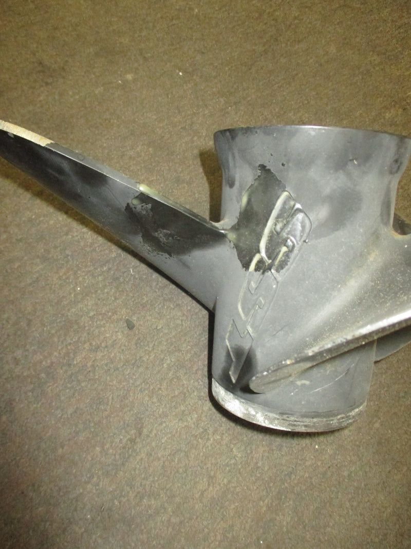 Johnson Evinrude 150hp 175hp 2 stroke outboard stainless propeller 13 7/8 x 15